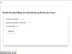 krydsordsvar.dk