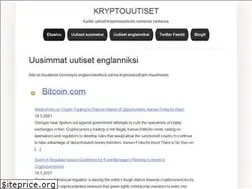 Sites similar to kryptouutiset.com