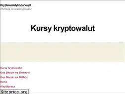 Sites similar to kryptowalutykoparka.pl