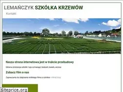 Sites similar to krzewy-lemanczyk.pl