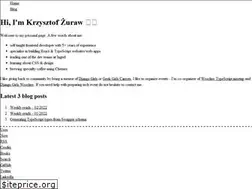 Sites similar to krzysztofzuraw.com
