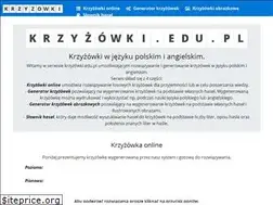 Sites similar to krzyzowki.edu.pl
