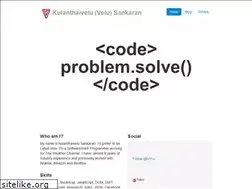 Sites similar to ksankaran.com