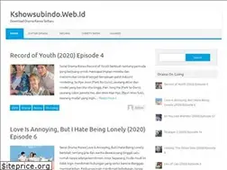 Sites similar to kshowsubindo.web.id