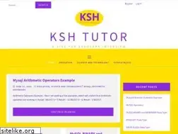 Sites similar to kshtutor.com
