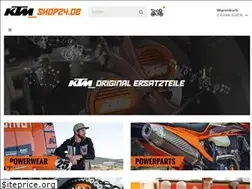 Sites similar to ktm-shop24.de