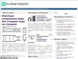 Sites similar to kubanteplo.ru