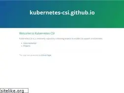 Sites similar to kubernetes-csi.github.io