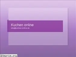Sites similar to kuchen-online.de