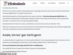 Sites similar to kuechenkoala.de
