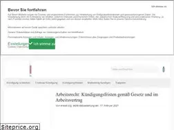 Sites similar to kuendigungsfristen.net