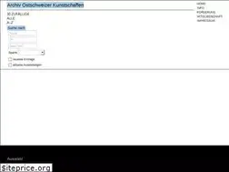 Sites similar to kuenstlerarchiv.ch