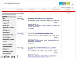 Sites similar to kuenstlerbedarf-liste.de