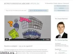 Sites similar to kuenstlersozialabgabe-hilfe.de