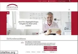 Sites similar to kuenstlersozialkasse.de