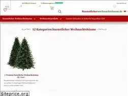 Sites similar to kuenstlicherweihnachtsbaum.de