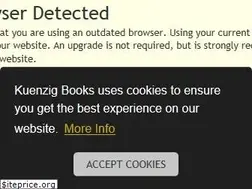 Sites similar to kuenzigbooks.com