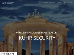 Sites similar to kuhr-security.de