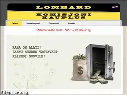 Sites similar to kuldlombard.ee