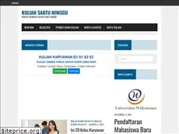Sites similar to kuliah-sabtu-minggu.com