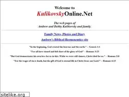 Sites similar to kulikovskyonline.net