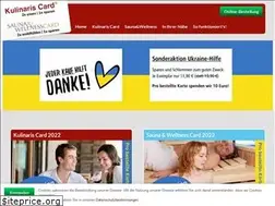 Sites similar to kulinaris-card.de