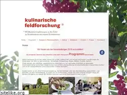 Sites similar to kulinarische-feldforschung.de