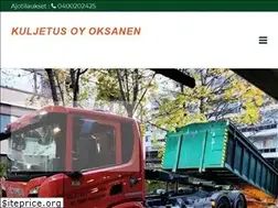 Sites similar to kuljetusoksanen.fi