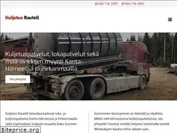 Sites similar to kuljetusrautell.fi