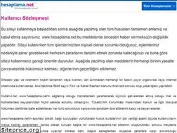 Sites similar to kullanici-sozlesmesi.hesaplama.net