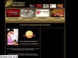 Sites similar to kulonlegesajandekok.hu