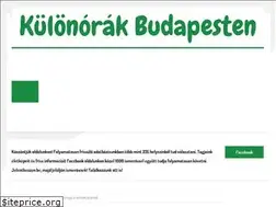 Sites similar to kulonorak-budapesten.hu