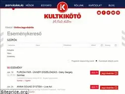 Sites similar to kultkikoto.jegy.hu