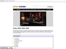 Sites similar to kultur.kleiner-kalender.de