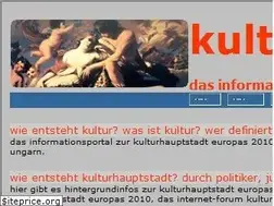 Sites similar to kultur2010.de