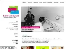 Sites similar to kulturambulanz.de