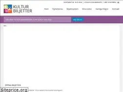 Sites similar to kulturbiljetter.se