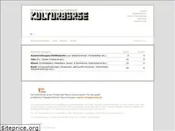 Sites similar to kulturboerse.ch