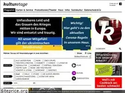 Sites similar to kulturetage.de
