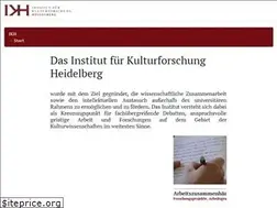 Sites similar to kulturforschung-hd.de