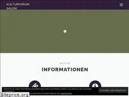 Sites similar to kulturforum-salem.de