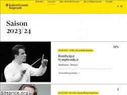Sites similar to kulturfreunde-bayreuth.de