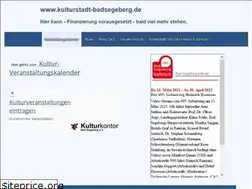 Sites similar to kulturstadt-badsegeberg.de