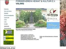 Sites similar to kulturvereinvalwig.de