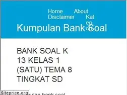 Sites similar to kumpulanbanksoalsekolah.blogspot.com