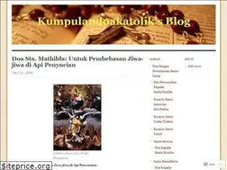Sites similar to kumpulandoakatolik.wordpress.com