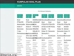 Sites similar to kumpulansoalplus.blogspot.com