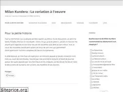 Sites similar to kundera.net