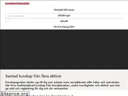 Sites similar to kunskapsguiden.se