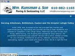 Sites similar to kunsmanpaving.com